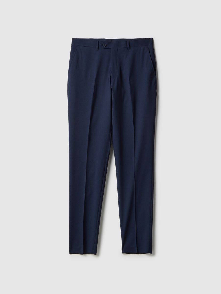 Blue Regular Fit Suit_5