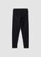 Slim fit black stretch cotton leggings_5