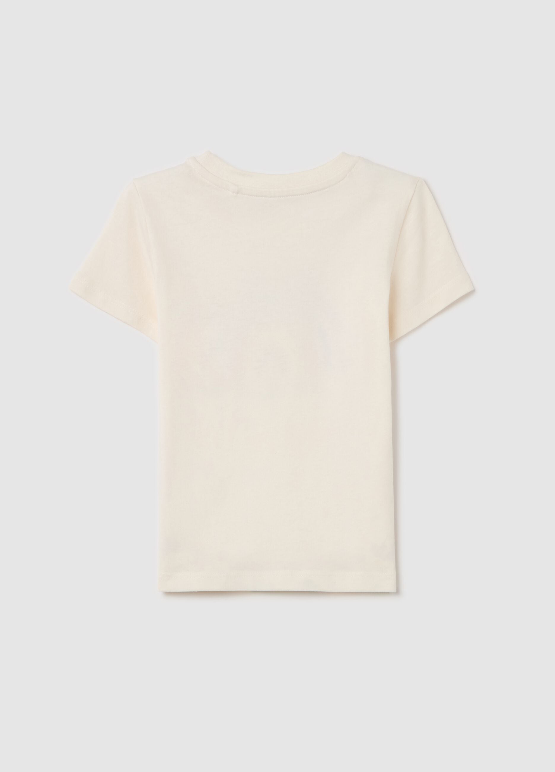 Cotton T-shirt with print