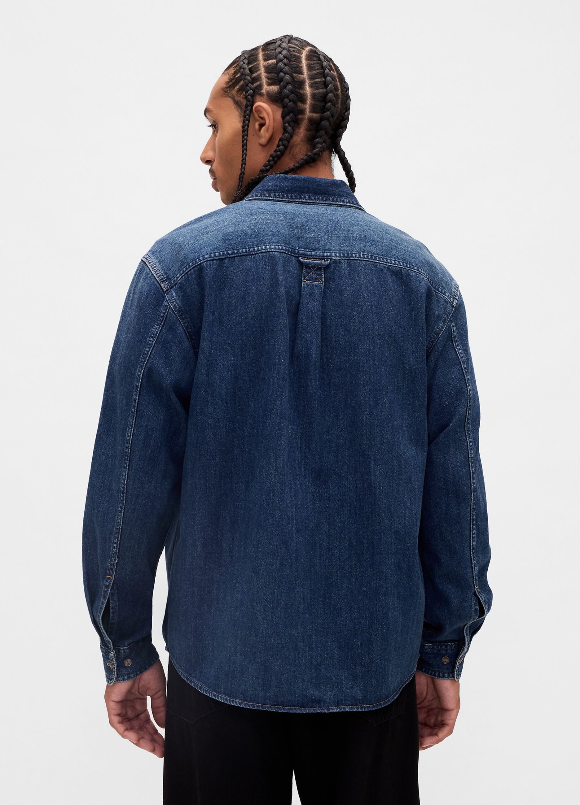 Long Sleeve Denim Shirt