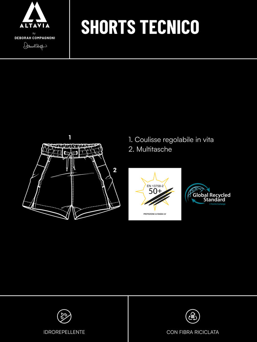 Technical Shorts ALTAVIA WITH DEBORAH COMPAGNONI_8