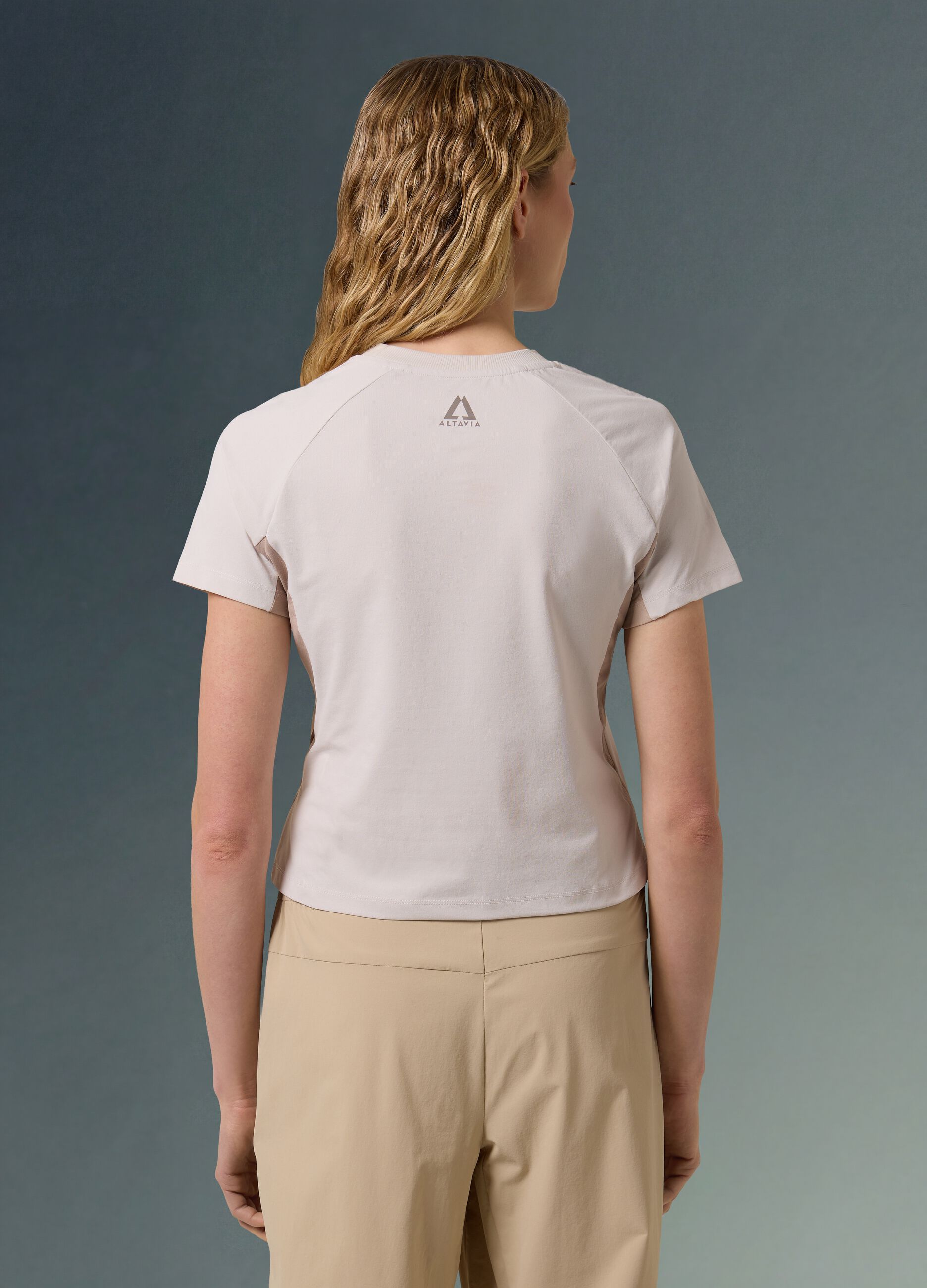 Technical T-shirt with mesh inserts ALTAVIA WITH DEBORAH COMPAGNONI