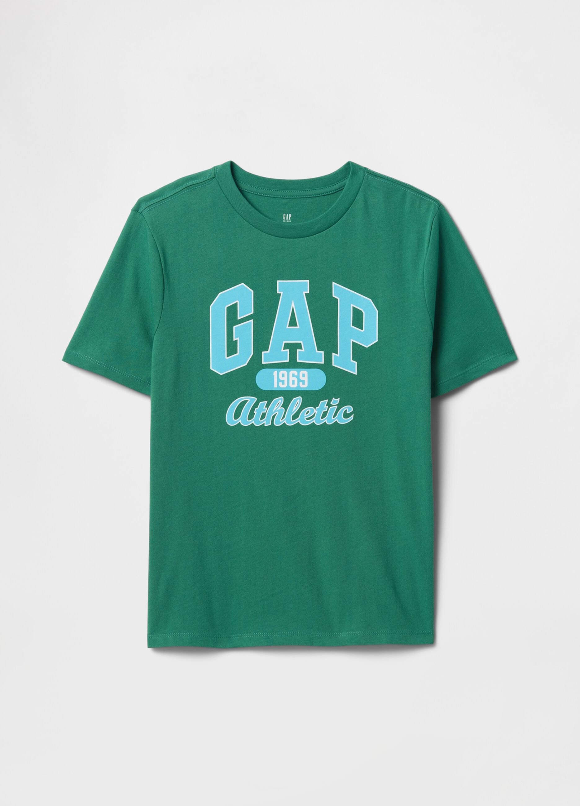 Green T-shirt with GAP Athletic Graphic