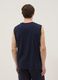 Blue crew-neck cotton vest in relaxed fit_3