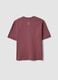 Red short-sleeve pure cotton oversized T-shirt for boys_4