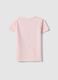 Pink Stretch Cotton Kids' T-Shirt Regular Fit with Print_1
