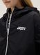 Girls' regular fit lightweight black jacket with zip and hood_2