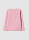 Girls' pink pure cotton regular fit shirt with print_1