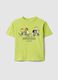 Yellow cotton blend kids' regular fit T-shirt with Peanuts_0