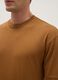 Brown pure cotton relaxed fit T-shirt_3