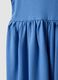 Girls' sleeveless sky-blue pure cotton dress, regular fit_3