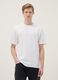 White Iconic Tee T-shirt in pure cotton relaxed fit_2