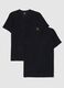 Men's black pure cotton V-neck T-shirts 2-pack, regular fit_4