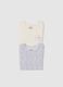 Two-pack multicolour pure cotton bodysuits for babies_3