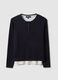 Pure cotton multicolour regular fit jumper with serafino collar_4
