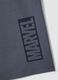 Boys&rsquo; grey pure cotton Marvel print pyjamas, regular fit_3
