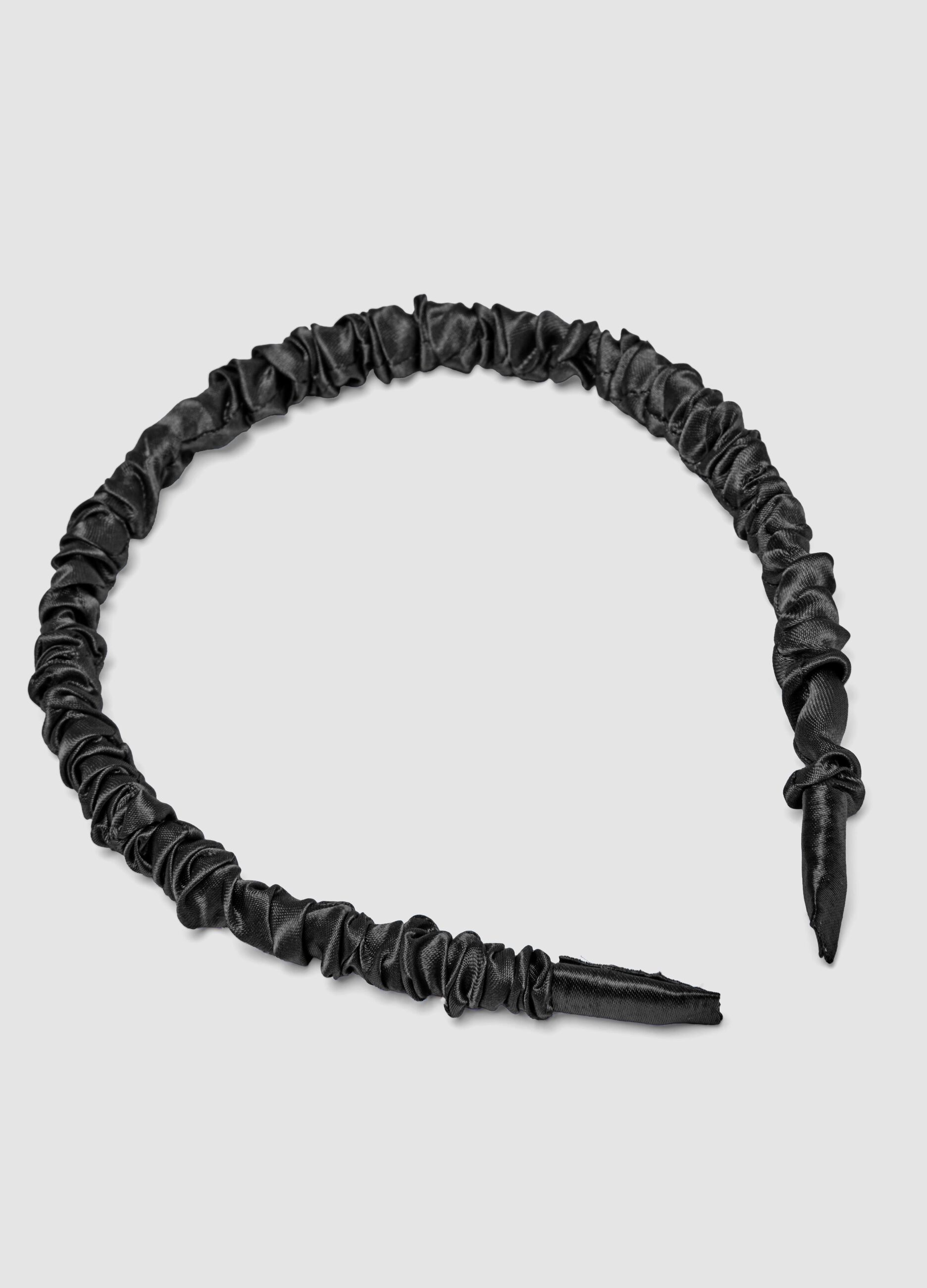 SINCERELY HAIR Black Satin Headband