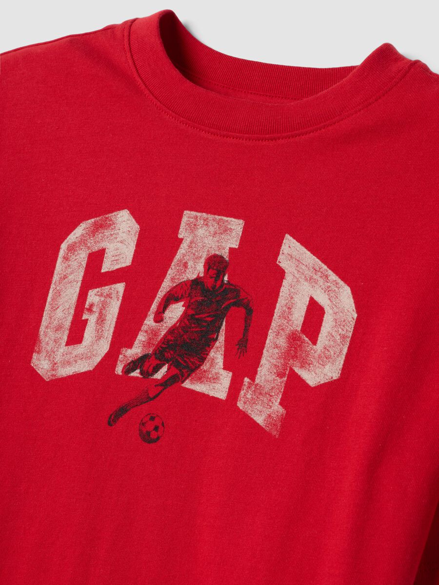 T-shirt con logo GAP in puro cotone_2