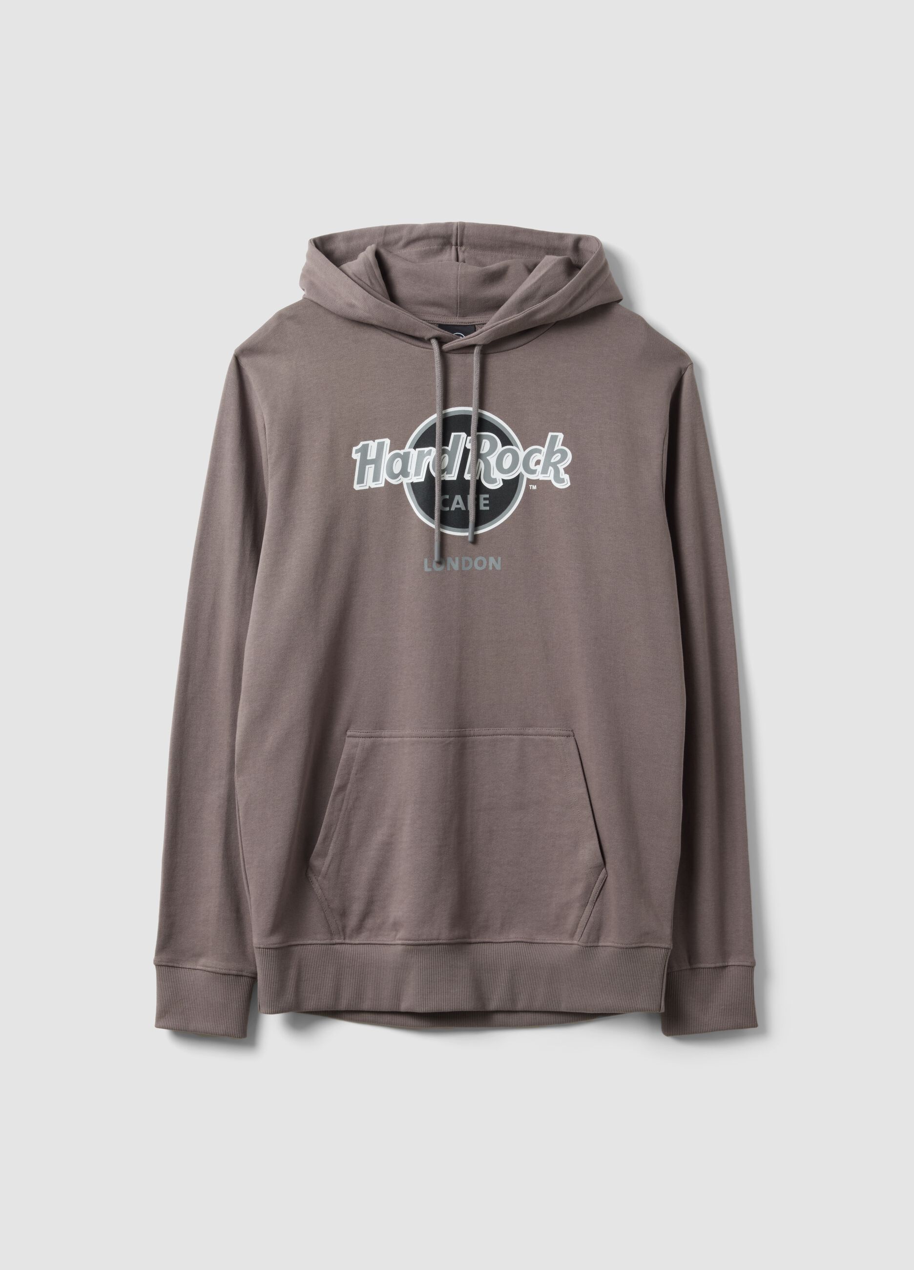 Grey pure cotton regular fit sweatshirt Hard Rock Cafe London