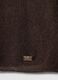 Brown oversized fit V-neck lyocell and linen blend sweater_5