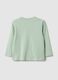 Green pure cotton boys' regular fit t-shirt with print_1