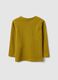 Green pure cotton regular fit t-shirt for baby_1
