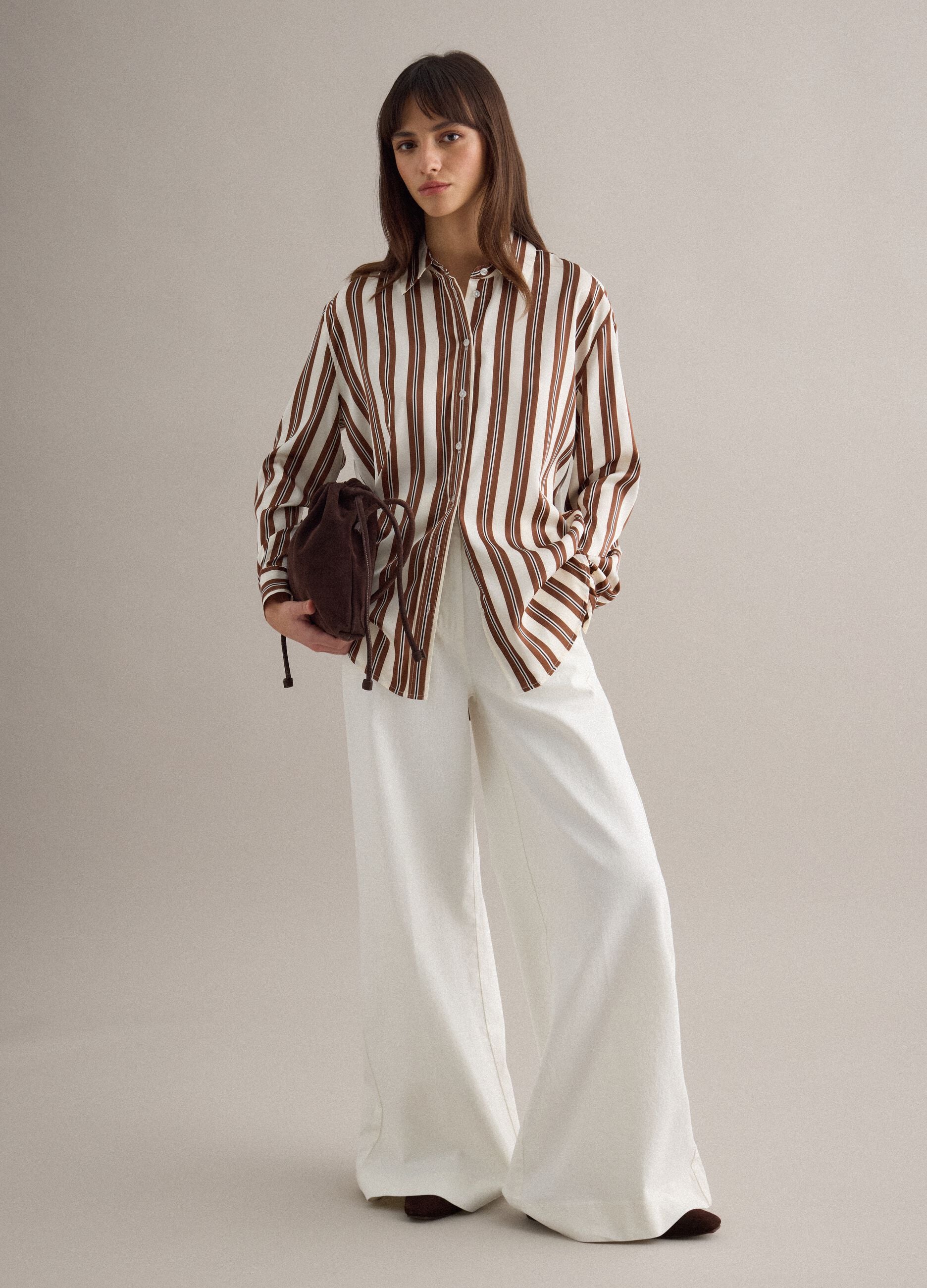 Multicolor Striped Long-sleeve Regular Fit Shirt