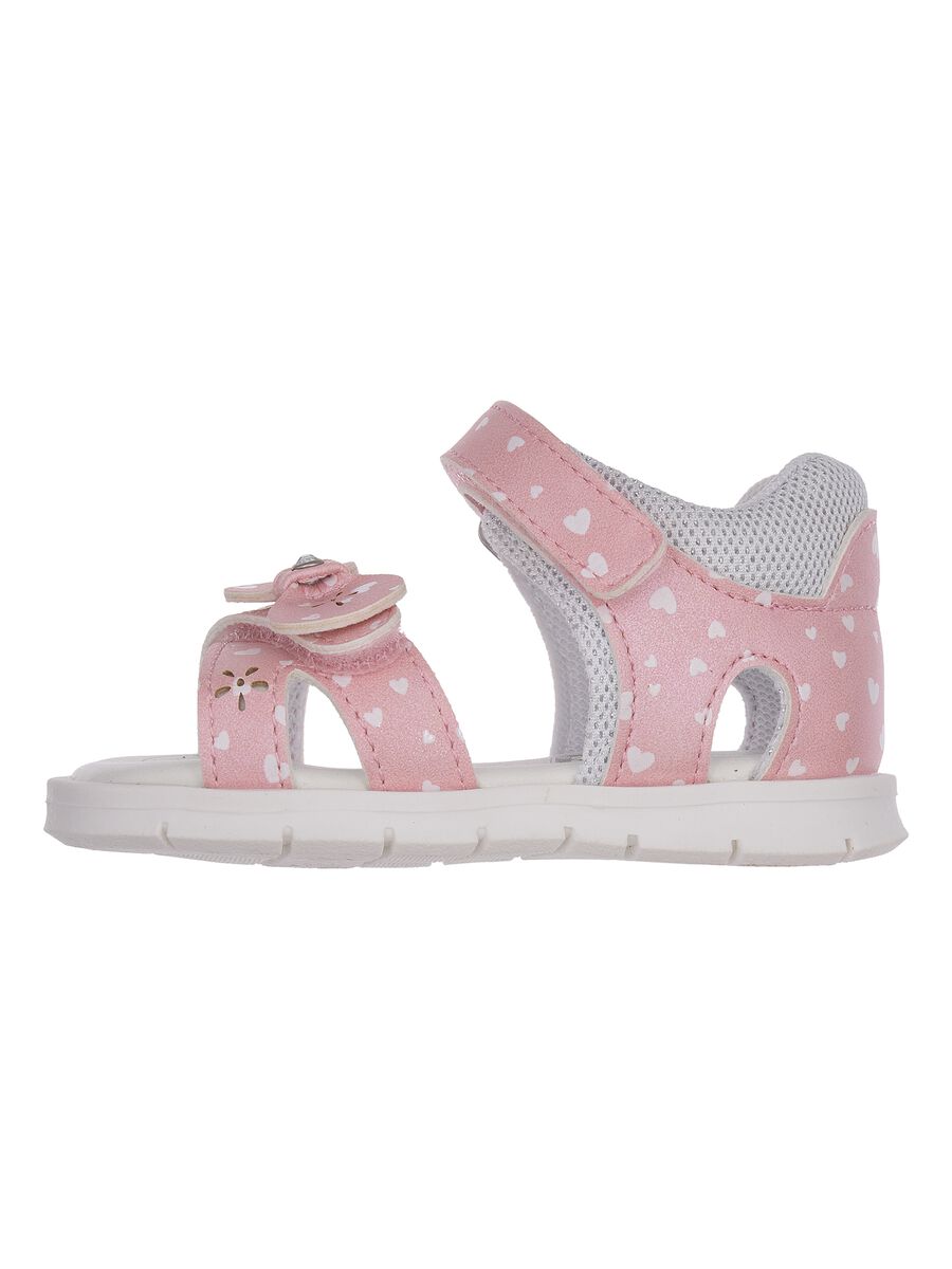 Multicolor sandals with hook-and-loop closure for girls_0
