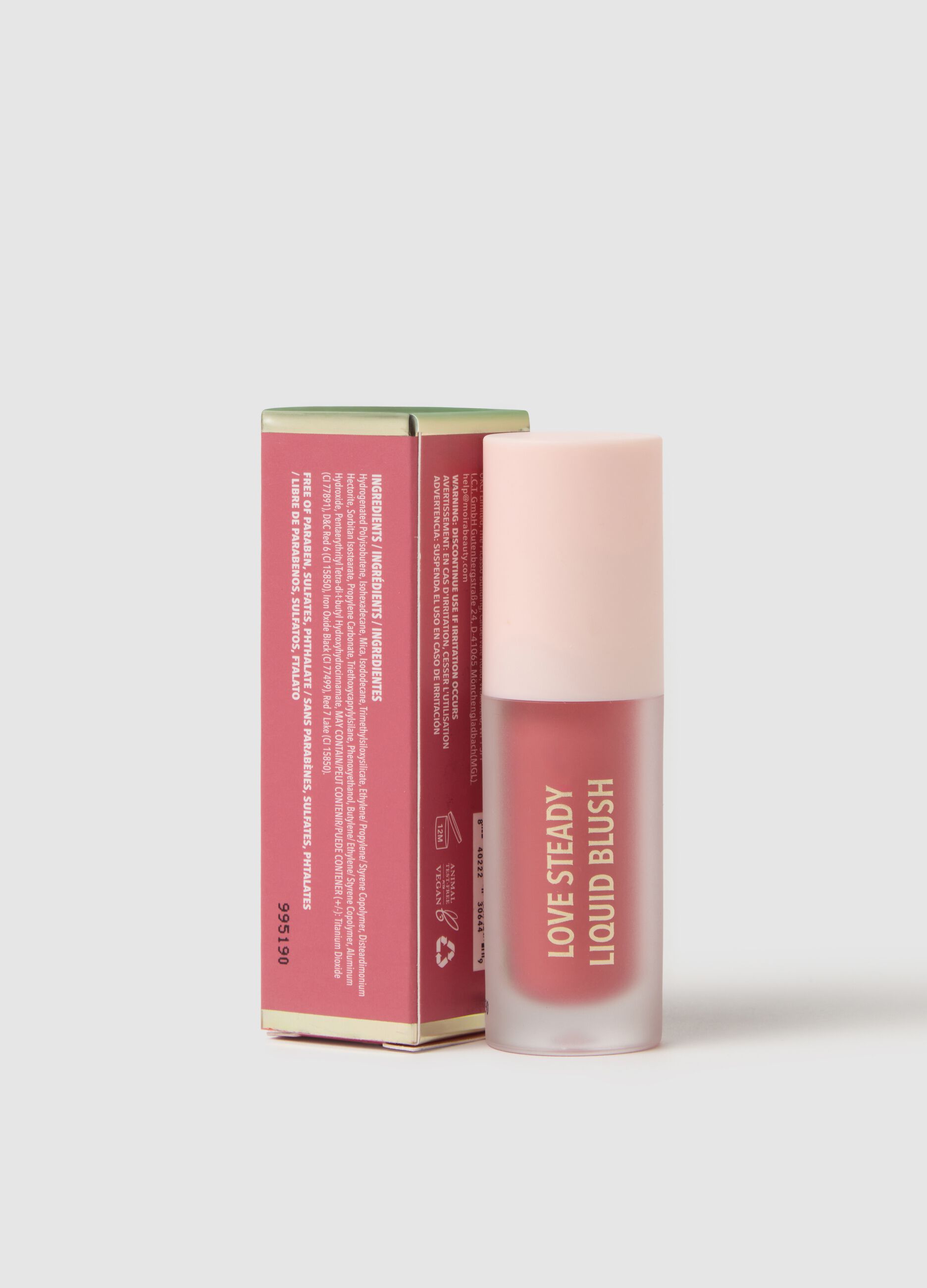 MOIRA LOVE STEADY LIQUID BLUSH 007 TRUST - Korean make-up