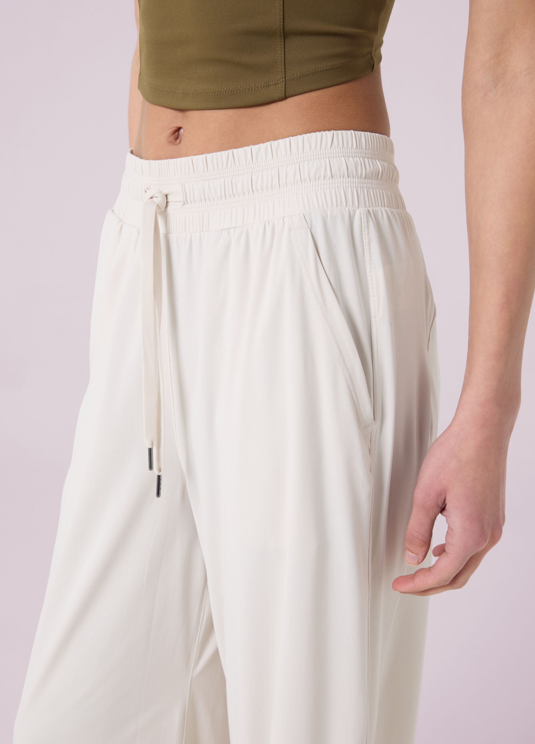 ALTAVIA STUDIO wide-leg trousers with drawstring