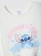 Girls&rsquo; multicolour pure cotton short pyjamas with Stitch_2