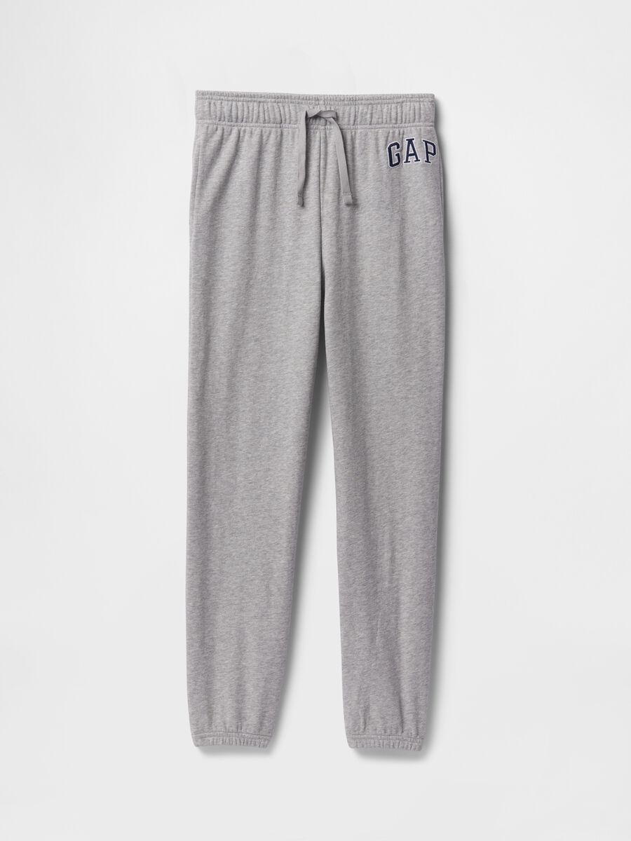 Pantaloni in misto cotone, regular fit, con logo GAP_4