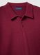 Polo in misto cotone, lino e seta rossa regular fit_6