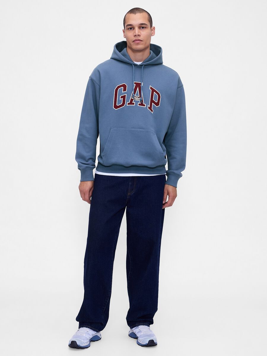 Blue Hoodie without Zip_2