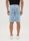 Men&rsquo;s slim-fit blue denim Bermuda shorts_3