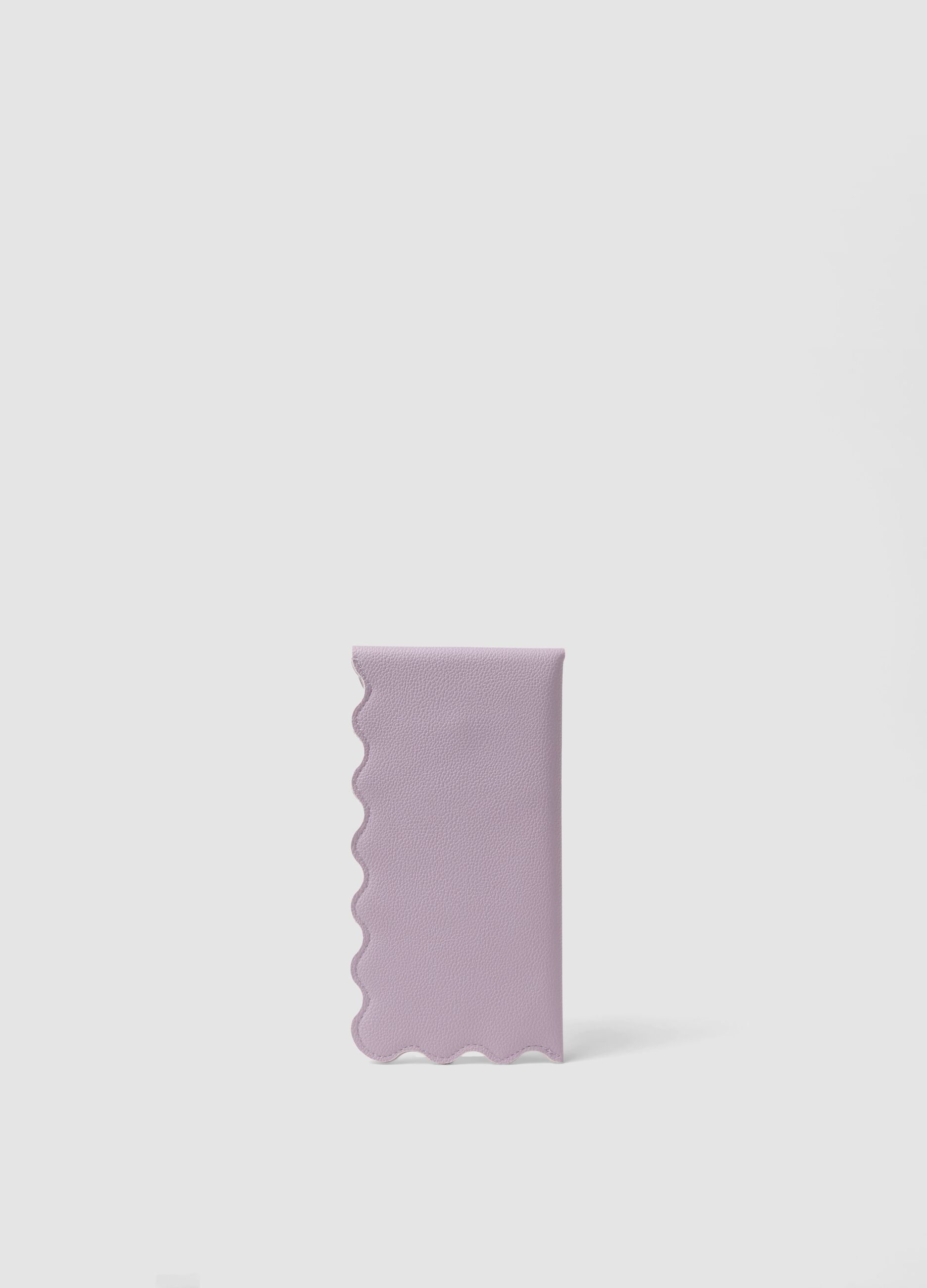 Purple Case with Wavy Edge