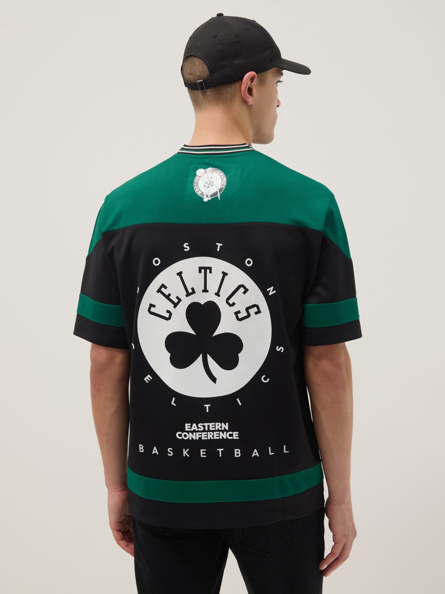 Multicolour pure cotton regular fit T-shirt Boston Celtics_3