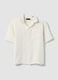 White short-sleeve pure cotton shirt_4