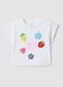 White short-sleeved pure cotton T-shirt_0