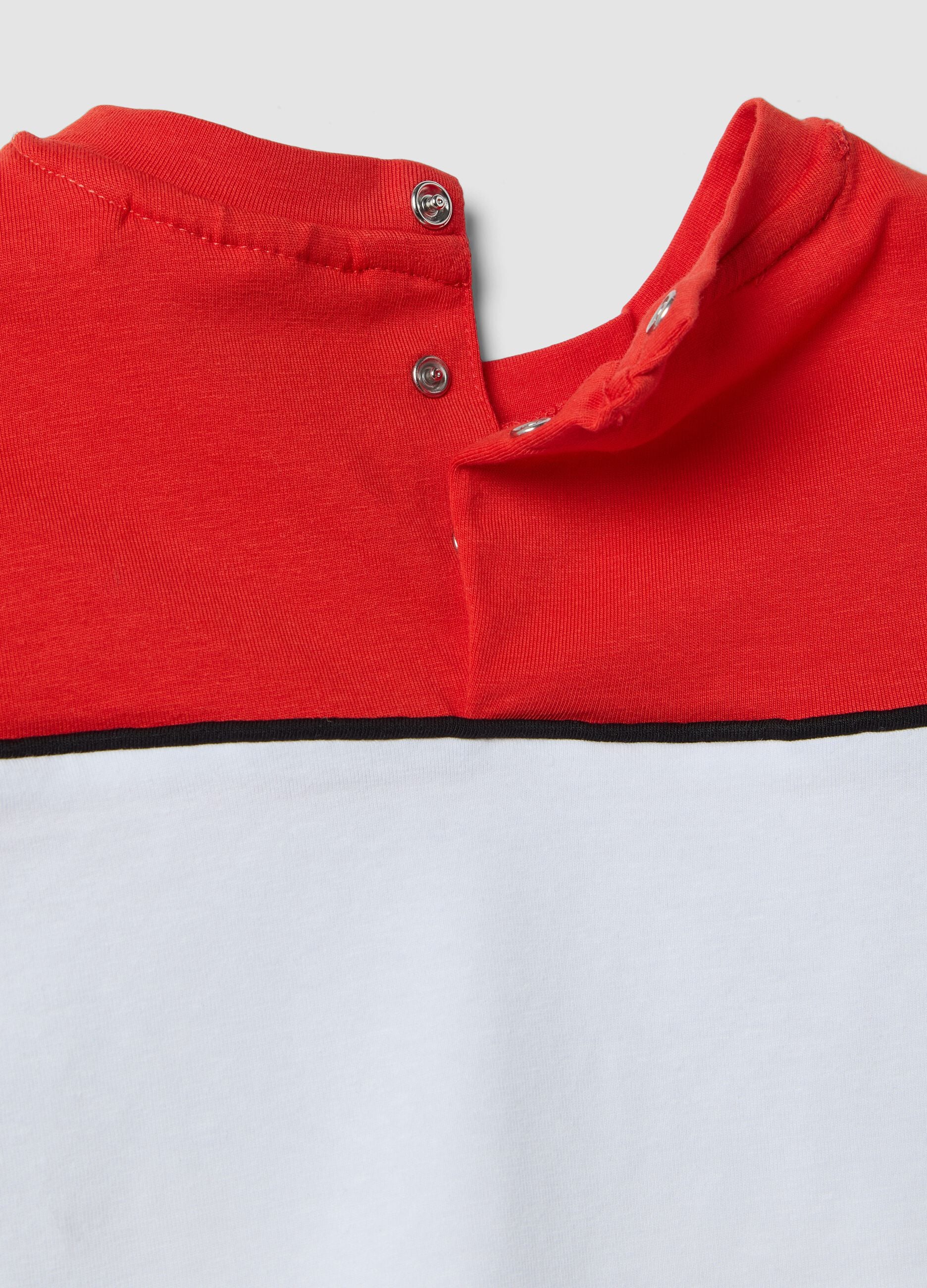 Red Ducati kids&rsquo; jogger set in stretch cotton, regular fit