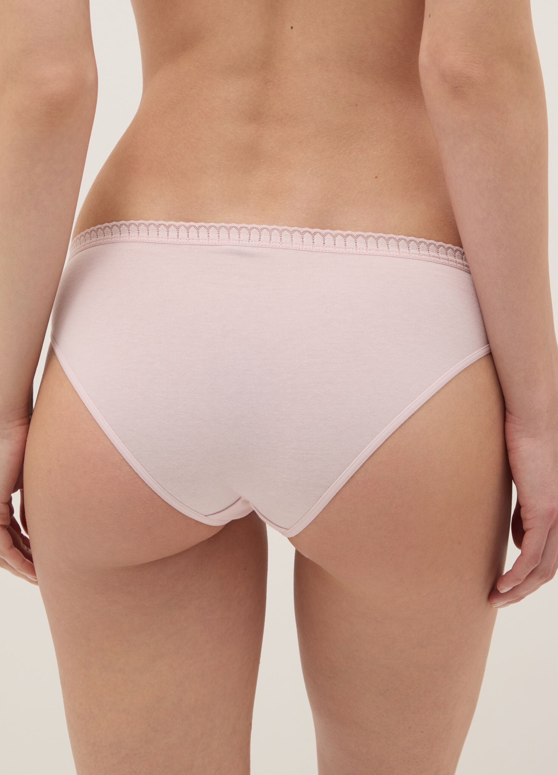 Pack of multicolour cotton blend briefs with regular fit
