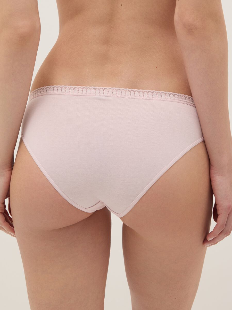 Pack of multicolour cotton blend briefs with regular fit_2