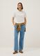 White Short-Sleeved T-Shirt in Pure Italian Cotton_1