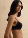 Black full-coverage bra with padded cups_0