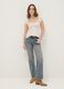 White lace t-shirt regular fit with bow_1