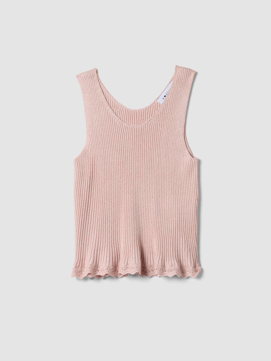 Top fitted in misto viscosa rosa_4
