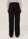 Black wide-leg trousers with elasticated waist_2