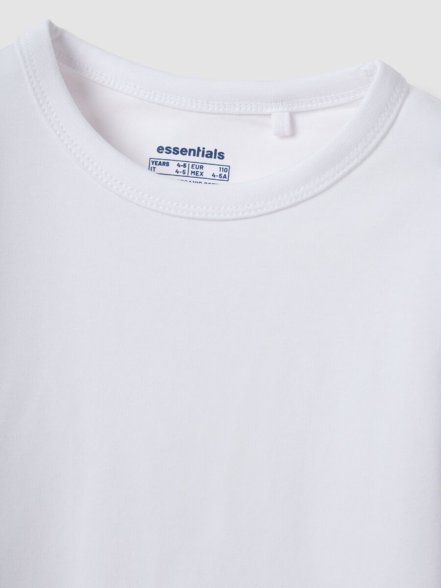 White long-sleeve stretch cotton T-shirt_2