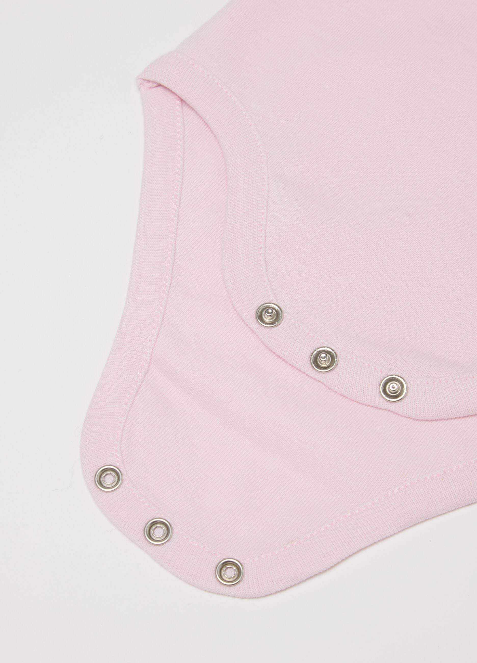 Pack of multicolour baby bodysuits in pure cotton with prints