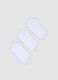 3-pack of white ankle sports socks in stretch organic cotton_0